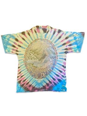 Vintage Grateful Dead M 1992 tie dye Summer Tour tee thrashed